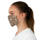 Bookish Pattern Fabric Face Mask - Gifts For Reading Addicts