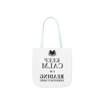 Keep Calm I'm Reading Canvas Tote Bag - Vintage style - Gifts For Reading Addicts