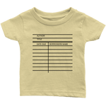 Library Card Infant T-Shirt - Gifts For Reading Addicts