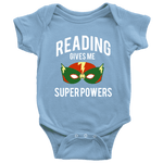 "Reading gives me"BABY BODYSUITS - Gifts For Reading Addicts