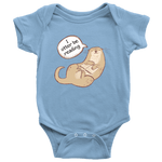 "I otter be reading" BABY BODYSUITS - Gifts For Reading Addicts