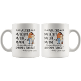 "My heart my life"11oz white mug - Gifts For Reading Addicts