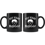 "Not Today"11oz Black Mug - Gifts For Reading Addicts