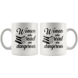 "Women who read"11oz white mug - Gifts For Reading Addicts