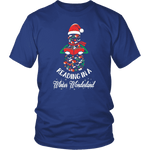 "Reading in a winter wonderland" Unisex T-Shirt - Gifts For Reading Addicts