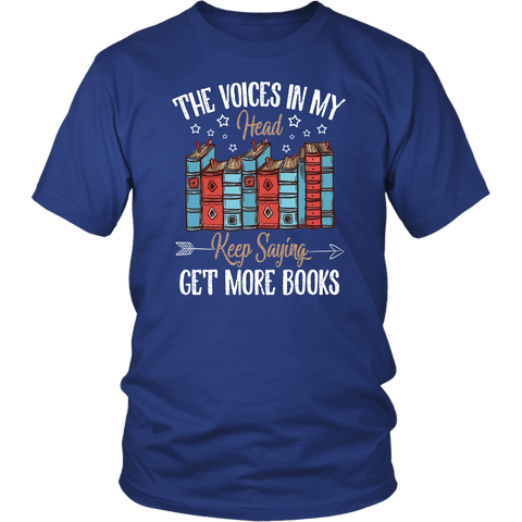 "Get More Books" Unisex T-Shirt - Gifts For Reading Addicts