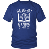 "The library" Unisex T-Shirt - Gifts For Reading Addicts