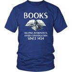 "Books" Unisex T-Shirt - Gifts For Reading Addicts