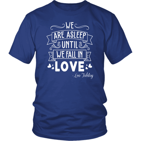 "We fall in love" Unisex T-Shirt - Gifts For Reading Addicts