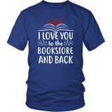 "I love you" Unisex T-Shirt - Gifts For Reading Addicts