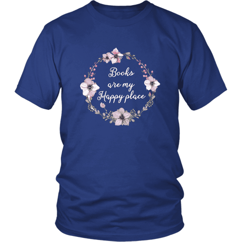"Happy place" Unisex T-Shirt - Gifts For Reading Addicts