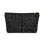 The Lion The Witch And The Wardrobe Book Page Accessory Pouch for book lovers - Gifts For Reading Addicts