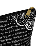 The Night Circus Book Page Accessory Pouch for book lovers - Gifts For Reading Addicts