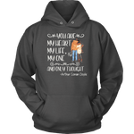 "My heart my life" Hoodie - Gifts For Reading Addicts