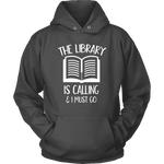 "The library" Hoodie - Gifts For Reading Addicts