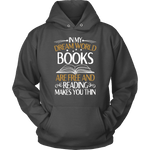 "In My Dream World" Hoodie - Gifts For Reading Addicts