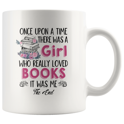 "Once Upon A Time"11oz White Mug - Gifts For Reading Addicts