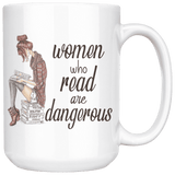 "Women who read" 15oz white mug - Gifts For Reading Addicts