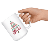 "The magic of books"15oz white mug - Gifts For Reading Addicts