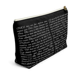 The Lion The Witch And The Wardrobe Book Page Accessory Pouch for book lovers - Gifts For Reading Addicts