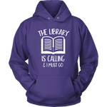 "The library" Hoodie - Gifts For Reading Addicts