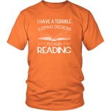 "Sleeping disorder" Unisex T-Shirt - Gifts For Reading Addicts