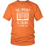 "The library" Unisex T-Shirt - Gifts For Reading Addicts