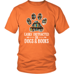 "Dogs and books" Unisex T-Shirt - Gifts For Reading Addicts