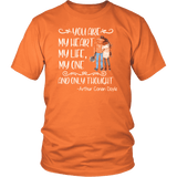 "My heart my life" Unisex T-Shirt - Gifts For Reading Addicts