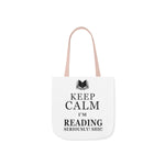 Keep Calm I'm Reading Canvas Tote Bag - Vintage style - Gifts For Reading Addicts