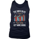 "Get More Books" Men's Tank Top - Gifts For Reading Addicts