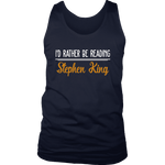 "I'd Rather Be Reading SK" Men's Tank Top - Gifts For Reading Addicts