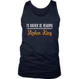 "I'd Rather Be Reading SK" Men's Tank Top - Gifts For Reading Addicts