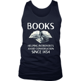 "Books" Men's Tank Top - Gifts For Reading Addicts