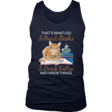 "I Read Books,I Drink Coffee" Men's Tank Top - Gifts For Reading Addicts