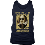 "I Put The Lit In Literature" Men's Tank Top - Gifts For Reading Addicts