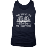 "I Read Books" Men's Tank Top - Gifts For Reading Addicts