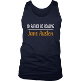 "I'd Rather Be reading JA" Men's Tank Top - Gifts For Reading Addicts