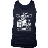 "It's Not Hoarding If It's Books" Men's Tank Top - Gifts For Reading Addicts