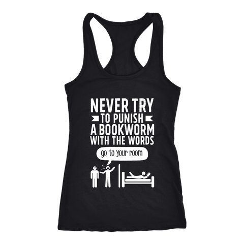 "Punish A Bookworm" Women's Tank Top - Gifts For Reading Addicts