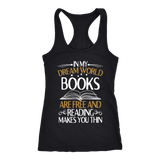 "In My Dream World" Women's Tank Top - Gifts For Reading Addicts