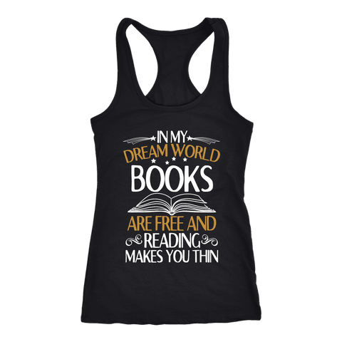 "In My Dream World" Women's Tank Top - Gifts For Reading Addicts