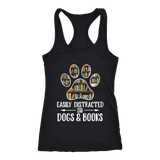 "Dogs and books" Women's Tank Top - Gifts For Reading Addicts