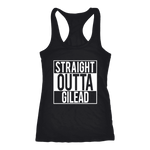 "Straight outta gilead" Women's Tank Top - Gifts For Reading Addicts