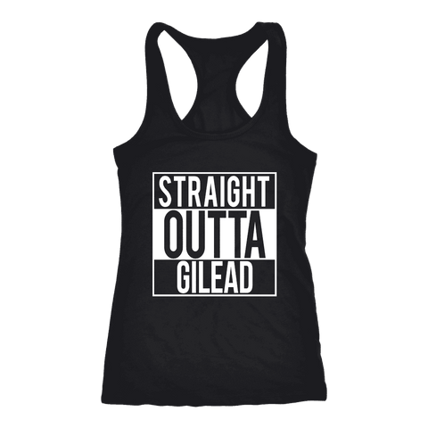 "Straight outta gilead" Women's Tank Top - Gifts For Reading Addicts