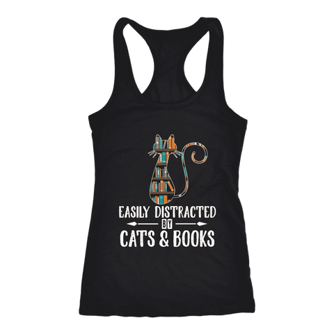 "Cats and books" Women's Tank Top - Gifts For Reading Addicts