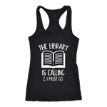 "The library" Women's Tank Top - Gifts For Reading Addicts