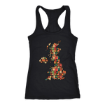 "UK Bookish Map" Women's Tank Top - Gifts For Reading Addicts