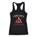 "I Don't Give A Gryffindamn" Women's Tank Top - Gifts For Reading Addicts