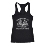 "I Read Books" Women's Tank Top - Gifts For Reading Addicts